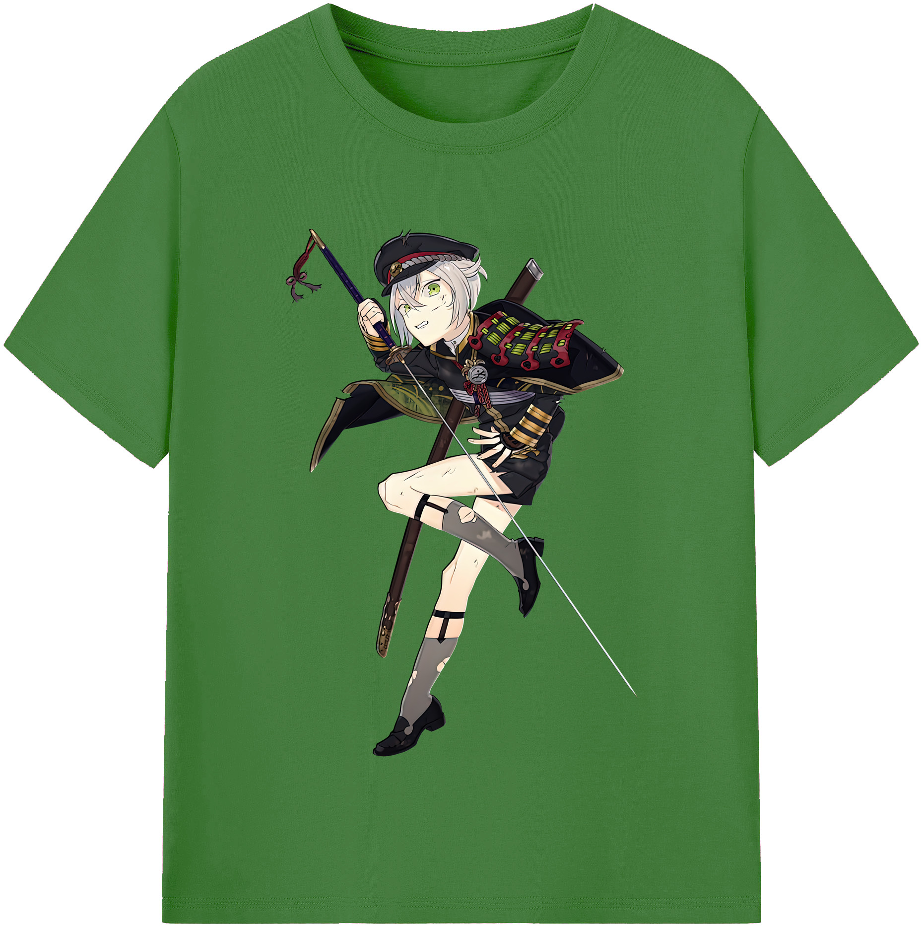（画像用） 刀剣乱舞 Touken Ranbu レディースカジュアルプリントTシャツ（綿100％）